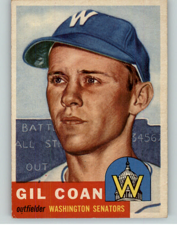 1953 Topps Baseball #133 Gil Coan Senators NR-MT 393642