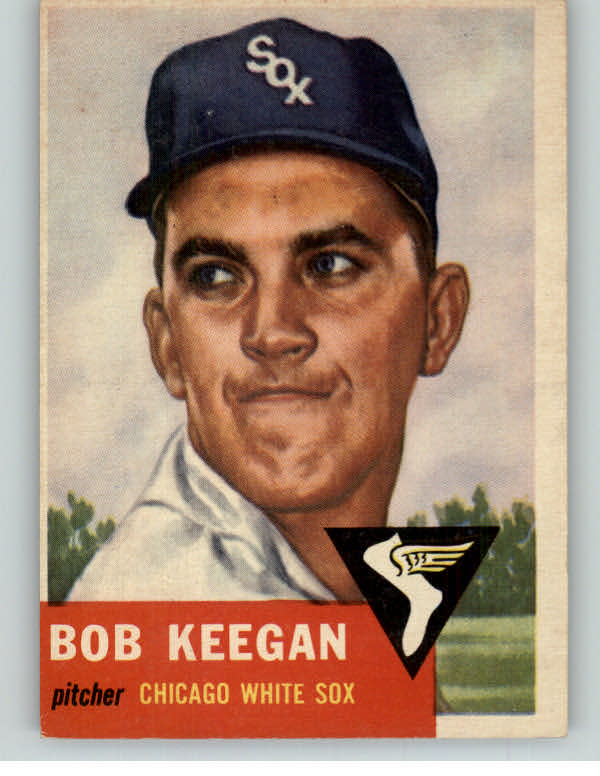 1953 Topps Baseball #196 Bob Keegan White Sox EX-MT 393669