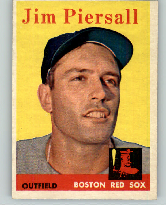 1958 Topps Baseball #280 Jimmy Piersall Red Sox VG-EX 394018