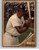 1962 Topps Baseball #014 Bill White Cardinals EX-MT 394122