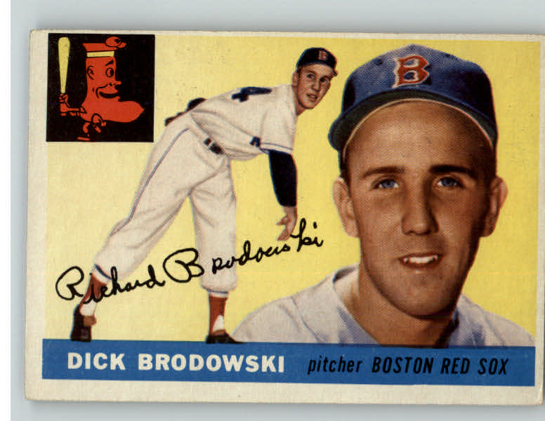 1955 Topps Baseball #171 Dick Brodowski Red Sox EX 394400