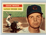 1956 Topps Baseball #285 Eddie Miksis Cubs NR-MT 395124