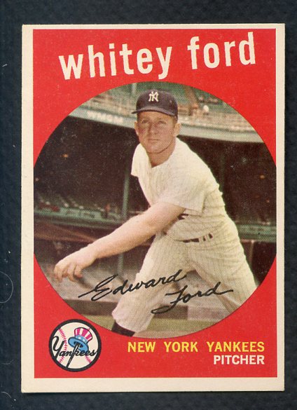 1959 Topps Baseball #430 Whitey Ford Yankees NR-MT 395315