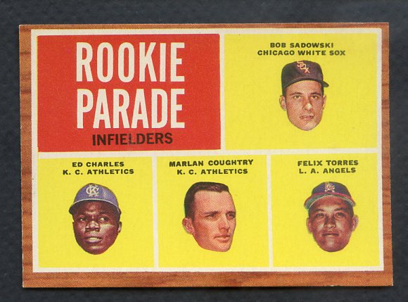1962 Topps Baseball #595 Rookie Infielders NR-MT 395354
