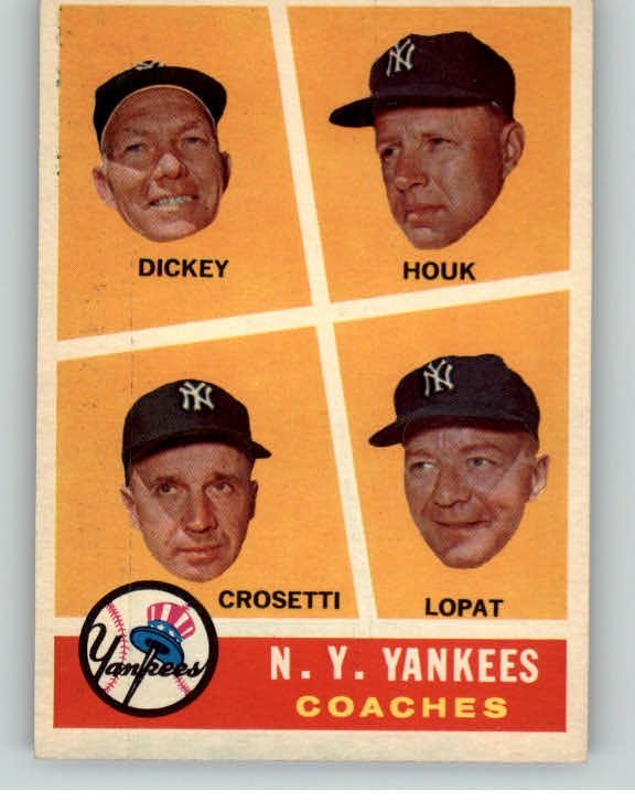 1960 Topps Baseball #465 Bill Dickey Yankees NR-MT 395580