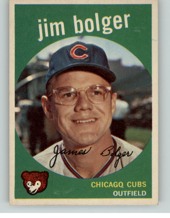 1959 Topps Baseball #029 Jim Bolger Cubs NR-MT 395796