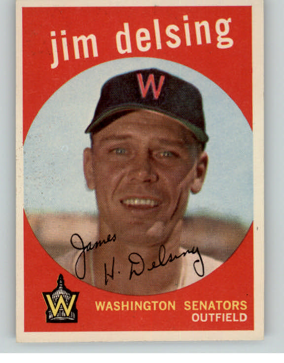1959 Topps Baseball #386 Jim Delsing Senators NR-MT 395847
