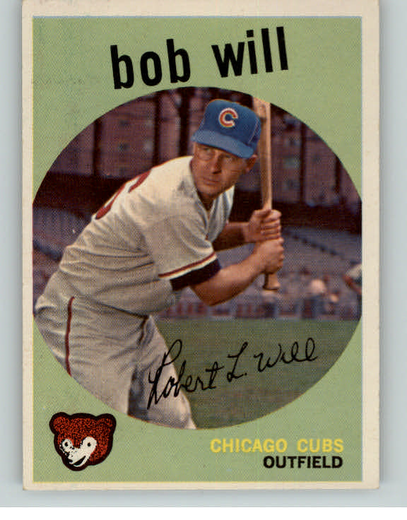 1959 Topps Baseball #388 Bob Will Cubs NR-MT 395848