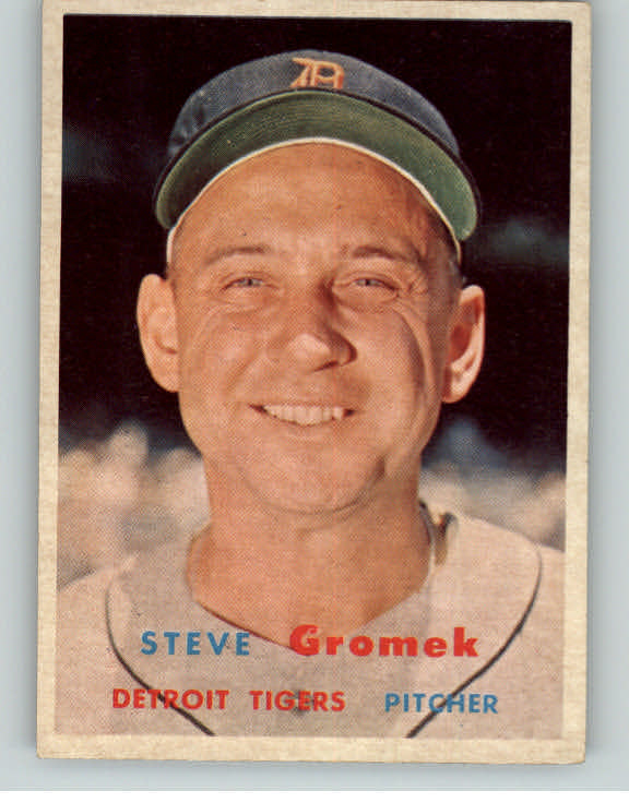 1957 Topps Baseball #258 Steve Gromek Tigers EX-MT 395895