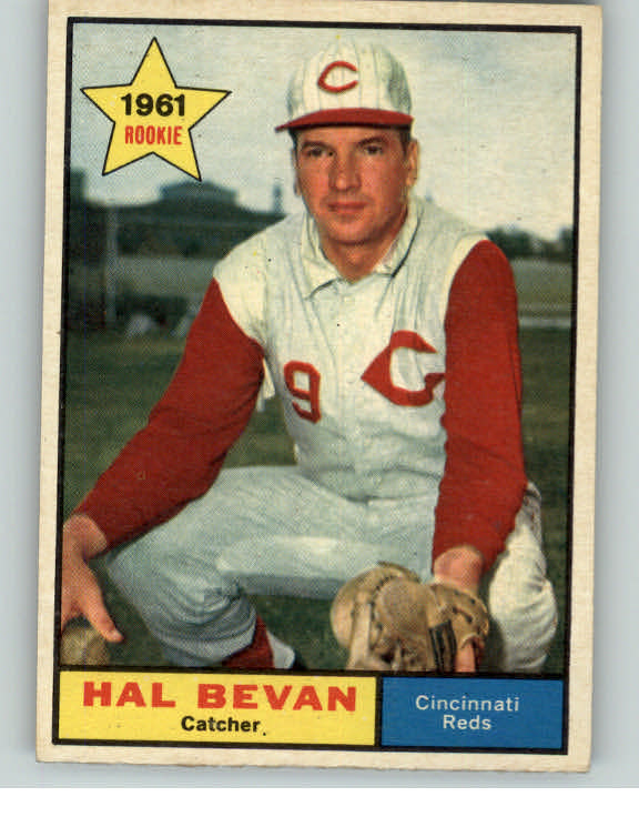 1961 Topps Baseball #456 Hal Bevan Reds EX-MT/NR-MT 395974