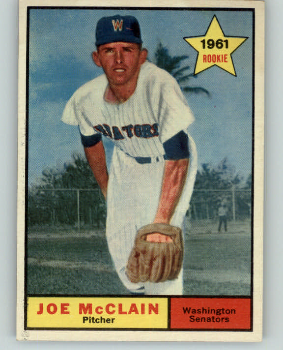 1961 Topps Baseball #488 Joe McClain Senators EX-MT/NR-MT 395987