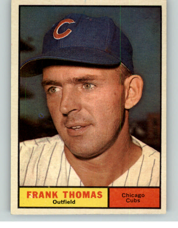 1961 Topps Baseball #382 Frank Thomas Cubs EX-MT/NR-MT 396028