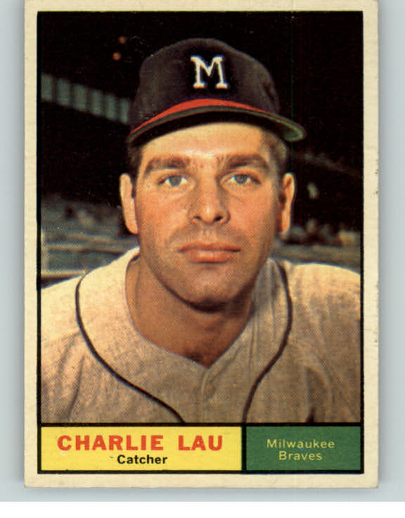 1961 Topps Baseball #261 Charley Lau Braves EX-MT/NR-MT 396052