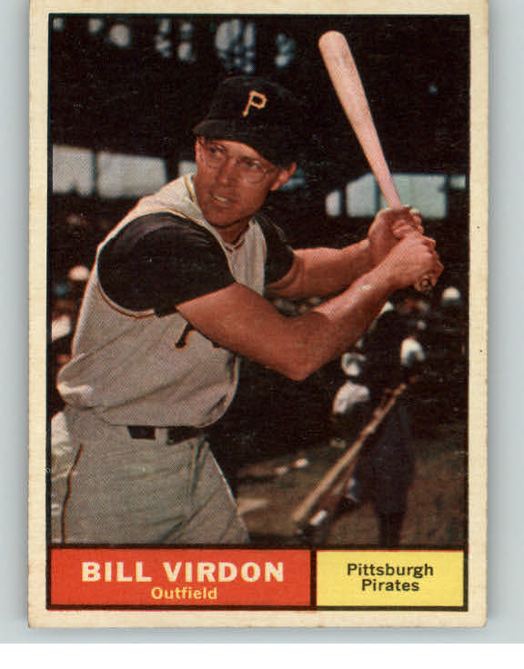 1961 Topps Baseball #070 Bill Virdon Pirates EX-MT/NR-MT 396099