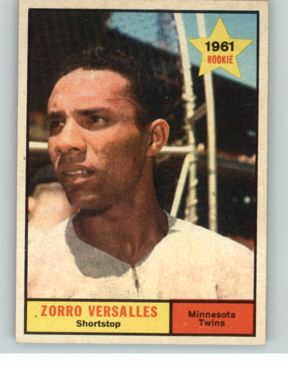 1961 Topps Baseball #021 Zorro Versalles Twins EX-MT/NR-MT 396106