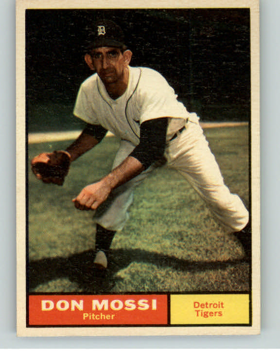1961 Topps Baseball #014 Don Mossi Tigers EX-MT/NR-MT 396107