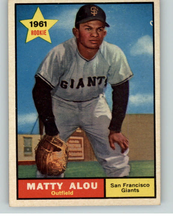1961 Topps Baseball #327 Matty Alou Giants NR-MT 396153