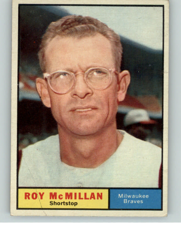 1961 Topps Baseball #465 Roy McMillan Braves EX-MT 396160