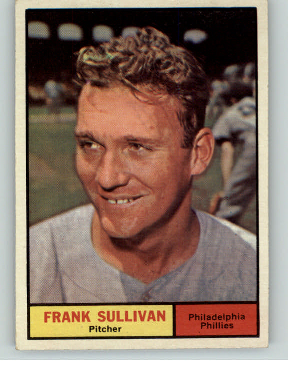 1961 Topps Baseball #281 Frank Sullivan Phillies EX-MT/NR-MT 396658