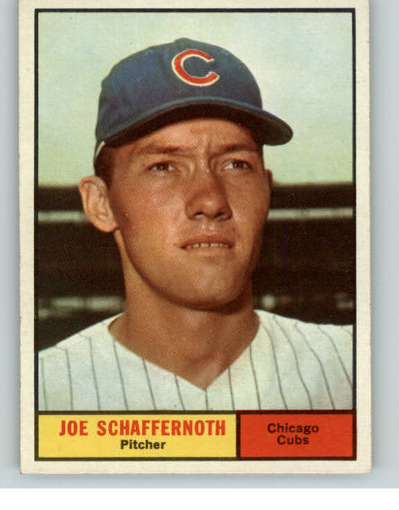 1961 Topps Baseball #058 Joe Schaffernoth Cubs EX-MT/NR-MT 396767