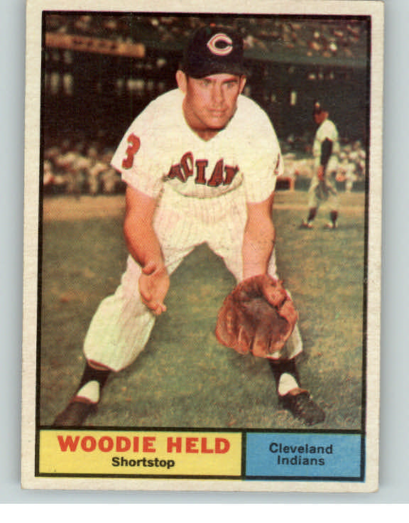 1961 Topps Baseball #060 Woodie Held Indians EX-MT/NR-MT 396769
