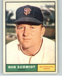 1961 Topps Baseball #031 Bob Schmidt Giants EX-MT/NR-MT 396797