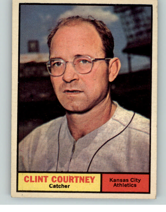 1961 Topps Baseball #342 Clint Courtney A's EX-MT/NR-MT 396806
