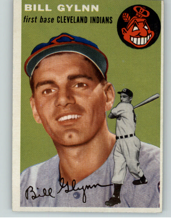 1954 Topps Baseball #178 Bill Glynn Indians EX-MT 397154