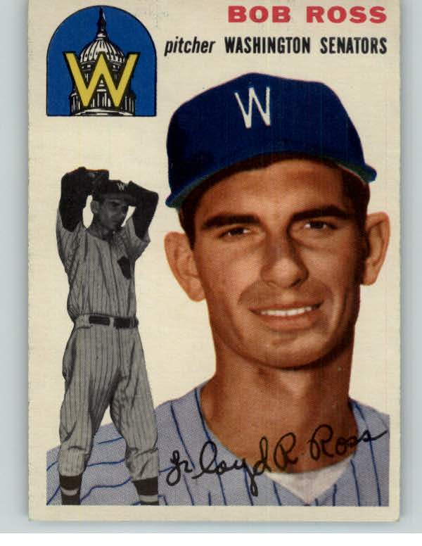 1954 Topps Baseball #189 Bob Ross Senators NR-MT 397159