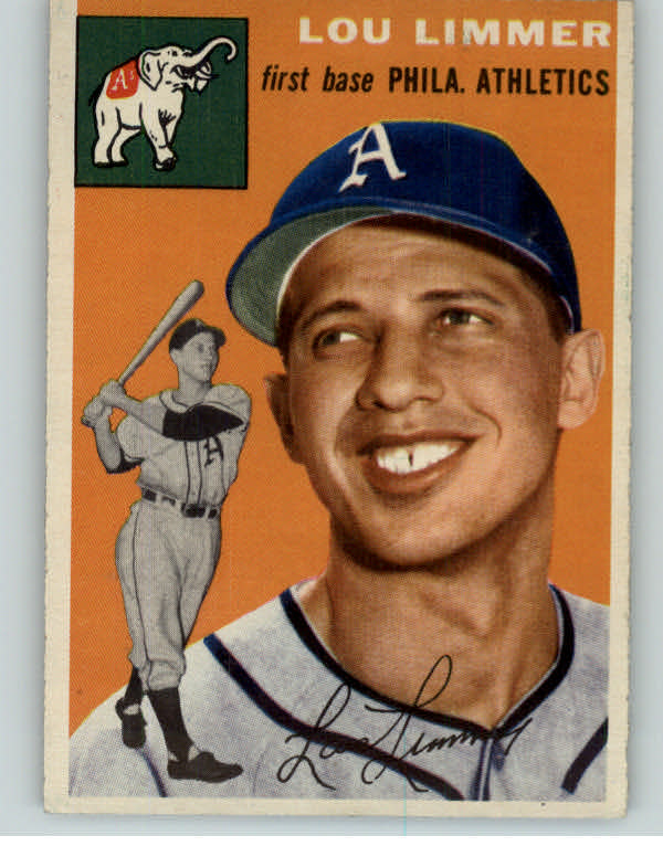 1954 Topps Baseball #232 Lou Limmer A's EX-MT 397182