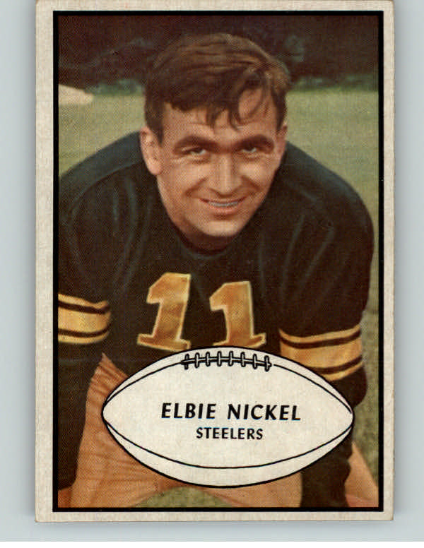 1953 Bowman Football #018 Elbert Nickel Steelers EX-MT 397201