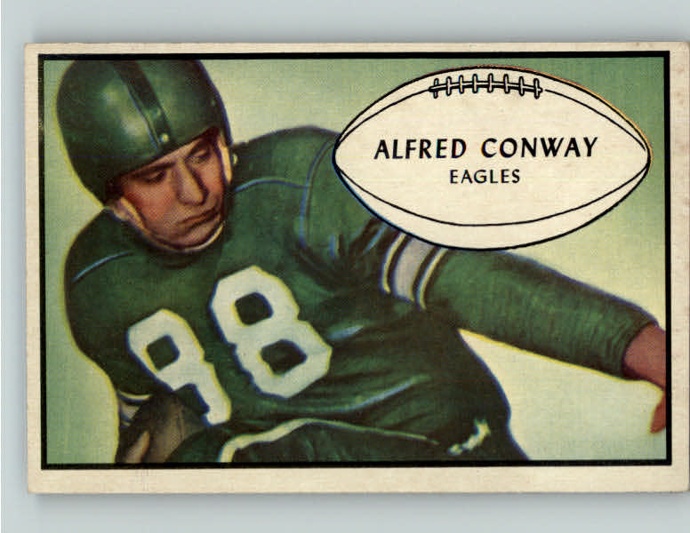 1953 Bowman Football #052 Al Conway Eagles EX-MT 397219