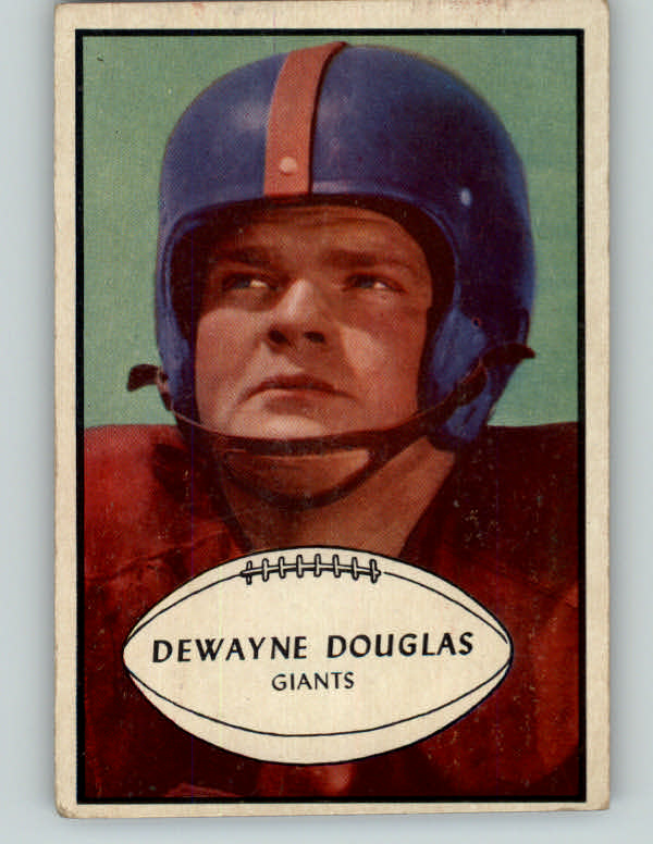 1953 Bowman Football #065 Dewayne Douglas Giants EX 397226