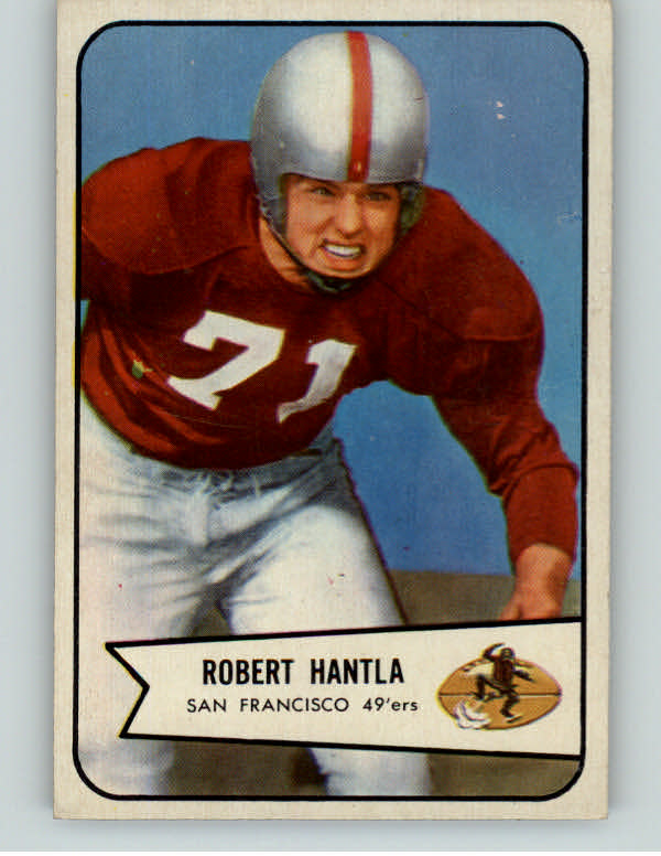 1954 Bowman Football #066 Bob Hantla 49ers EX-MT 397414