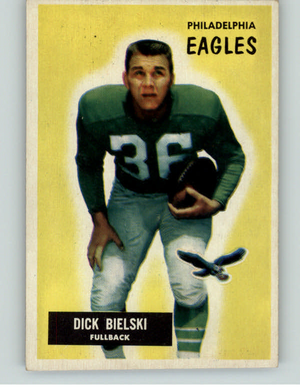 1955 Bowman Football #149 Dick Bielski Eagles EX-MT 397494