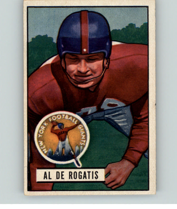 1951 Bowman Football #055 Al Derogatis Giants EX-MT 397749