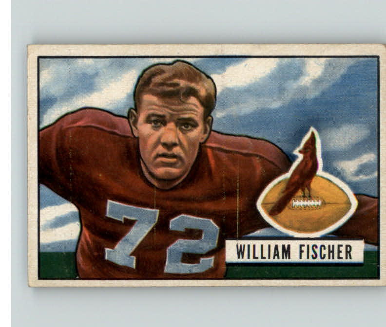 1951 Bowman Football #065 Bill Fischer Cardinals EX+/EX-MT 397753