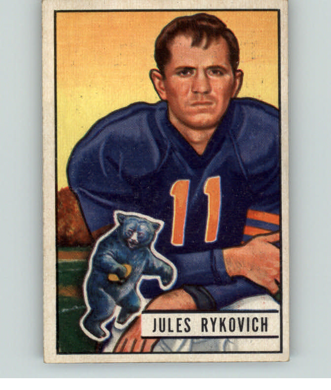 1951 Bowman Football #085 Jules Rykovich Bears EX-MT 397763