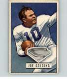 1951 Bowman Football #115 Joe Golding Yanks EX-MT 397775