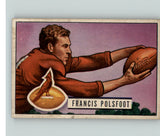 1951 Bowman Football #136 Francis Polsfoot Cardinals EX-MT 397787