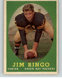 1958 Topps Football #103 Jim Ringo Packers EX 398001