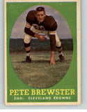 1958 Topps Football #011 Pete Brewster Browns EX 398015