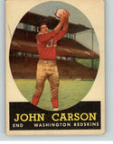 1958 Topps Football #047 John Carson Washington VG-EX 398038