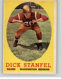 1958 Topps Football #039 Dick Stanfel Washington EX 398205