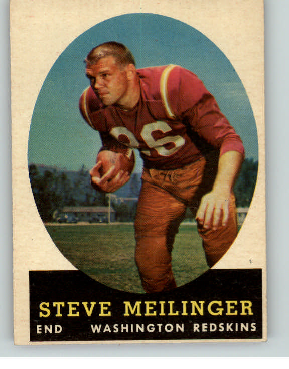 1958 Topps Football #033 Steve Meilinger Washington EX 398214