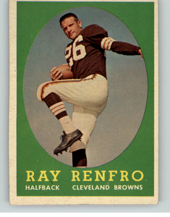 1958 Topps Football #017 Ray Renfro Browns VG-EX 398237