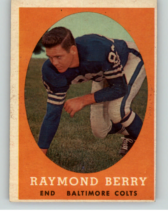 1958 Topps Football #120 Raymond Berry Colts EX 398268