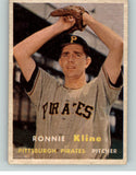 1957 Topps Baseball #256 Ron Kline Pirates EX-MT 398333