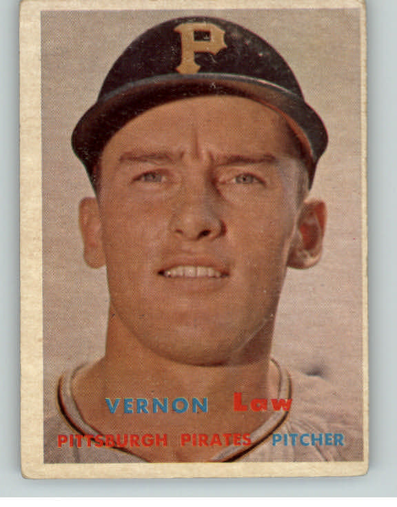 1957 Topps Baseball #199 Vern Law Pirates VG-EX 398497