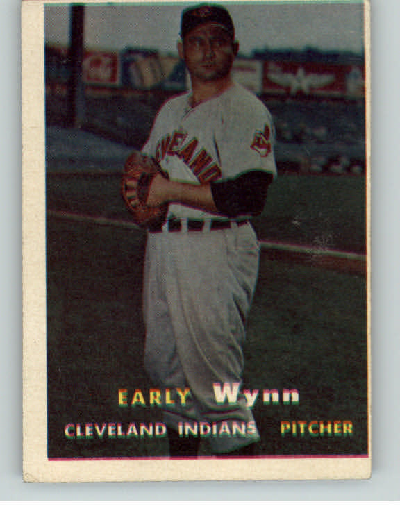 1957 Topps Baseball #040 Early Wynn Indians VG-EX 398503